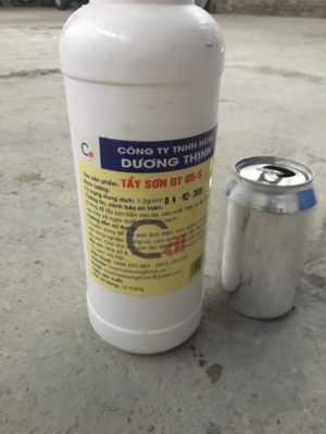 Hóa Chất Tẩy Sơn DT05S tẩy sơn tĩnh điện trên lon bia